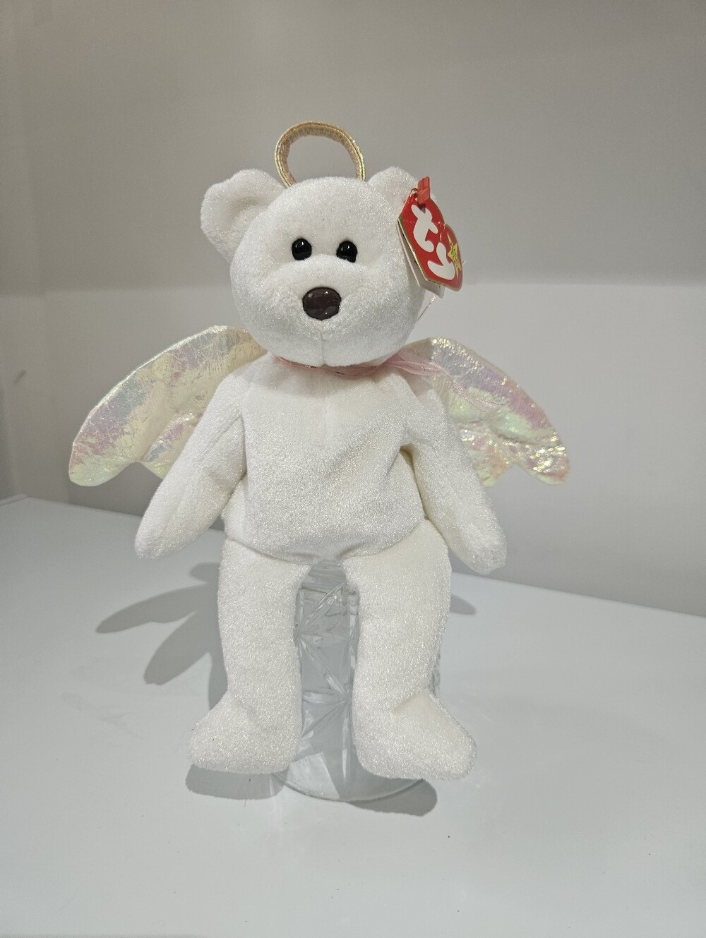 TY Beanie Baby "Halo" Angel Bear
